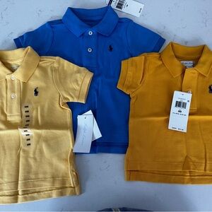 Polo by Ralph Lauren Kids' Blue, Yellow, and gold Polo Shirts